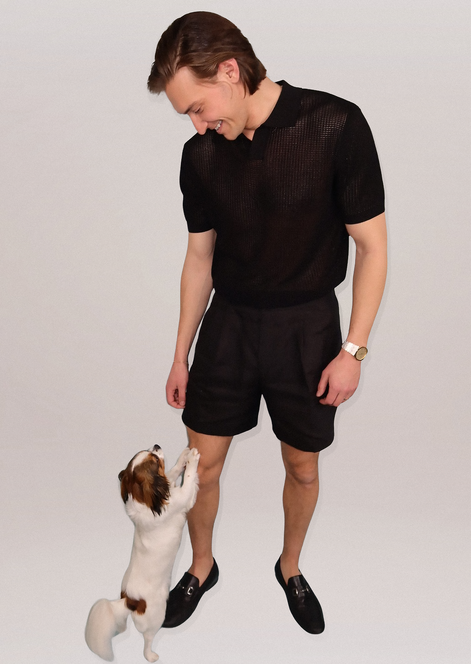 Dark Knit Polo