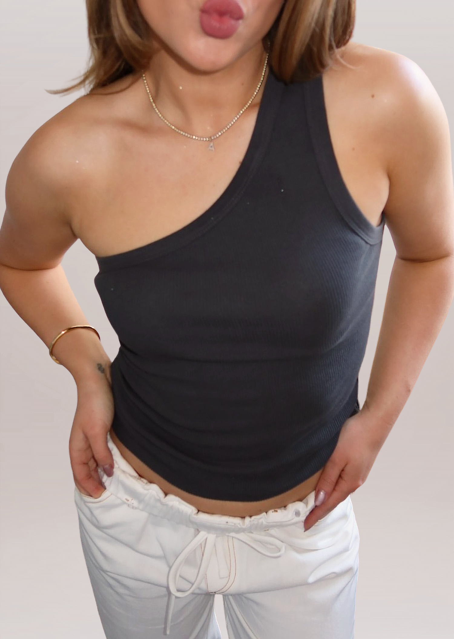 Cold Shoulder Tank