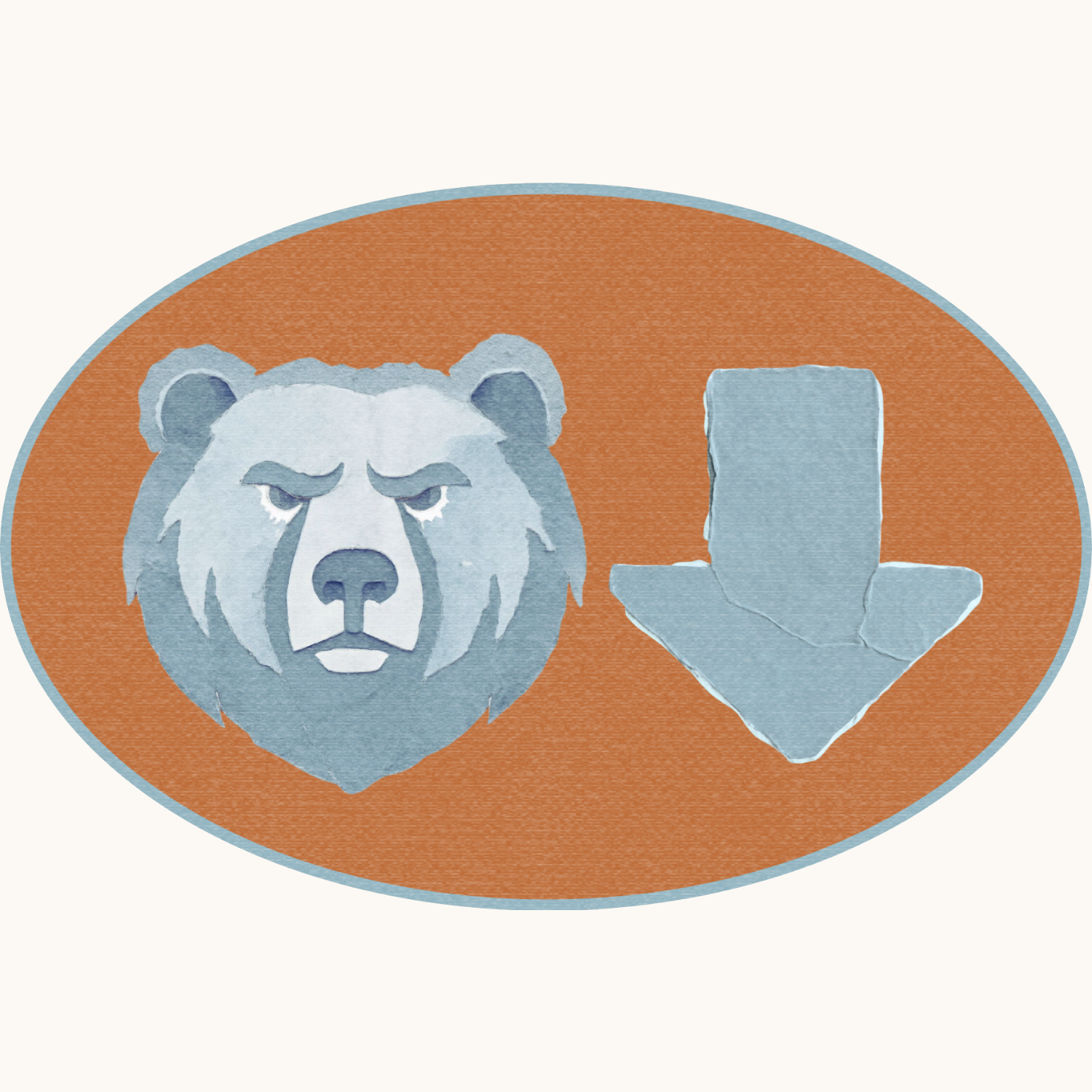 'Bear Down' sticker