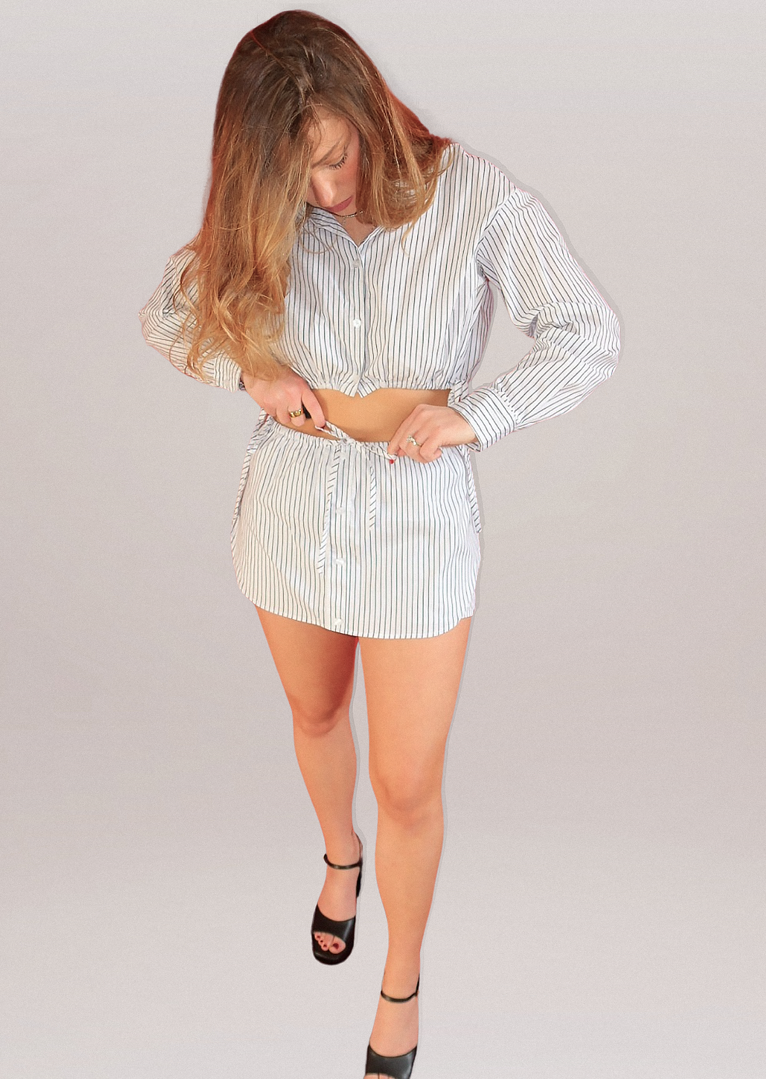 Pinstripes Skort