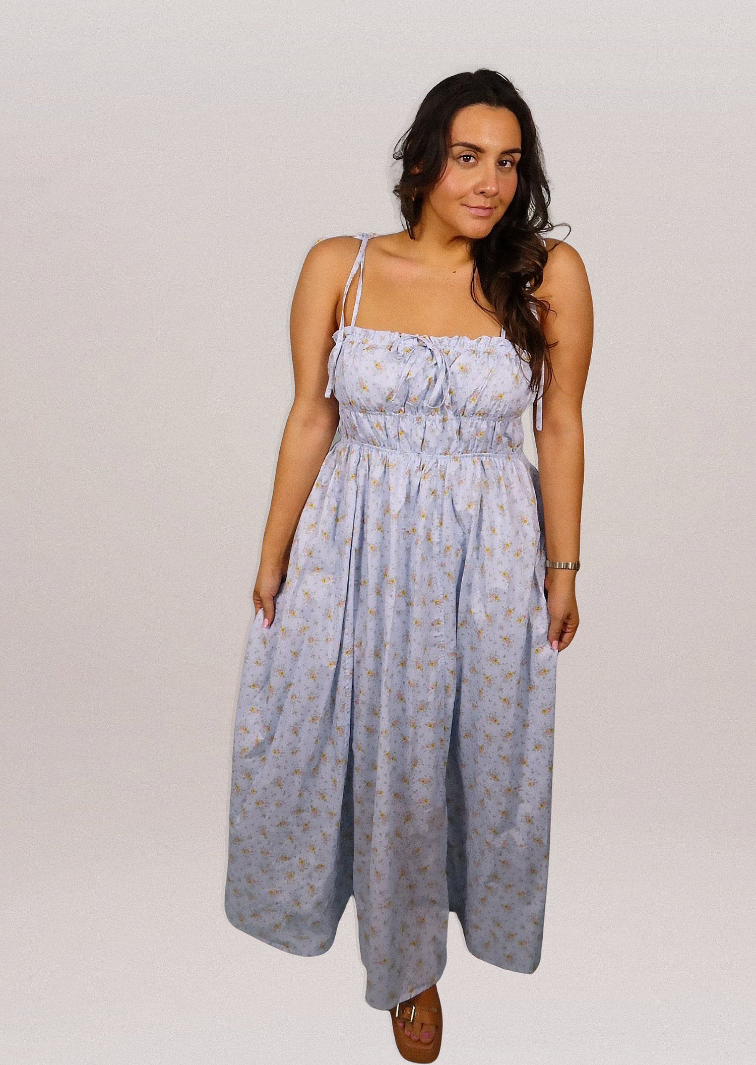 Ditsy Floral Midi Dress