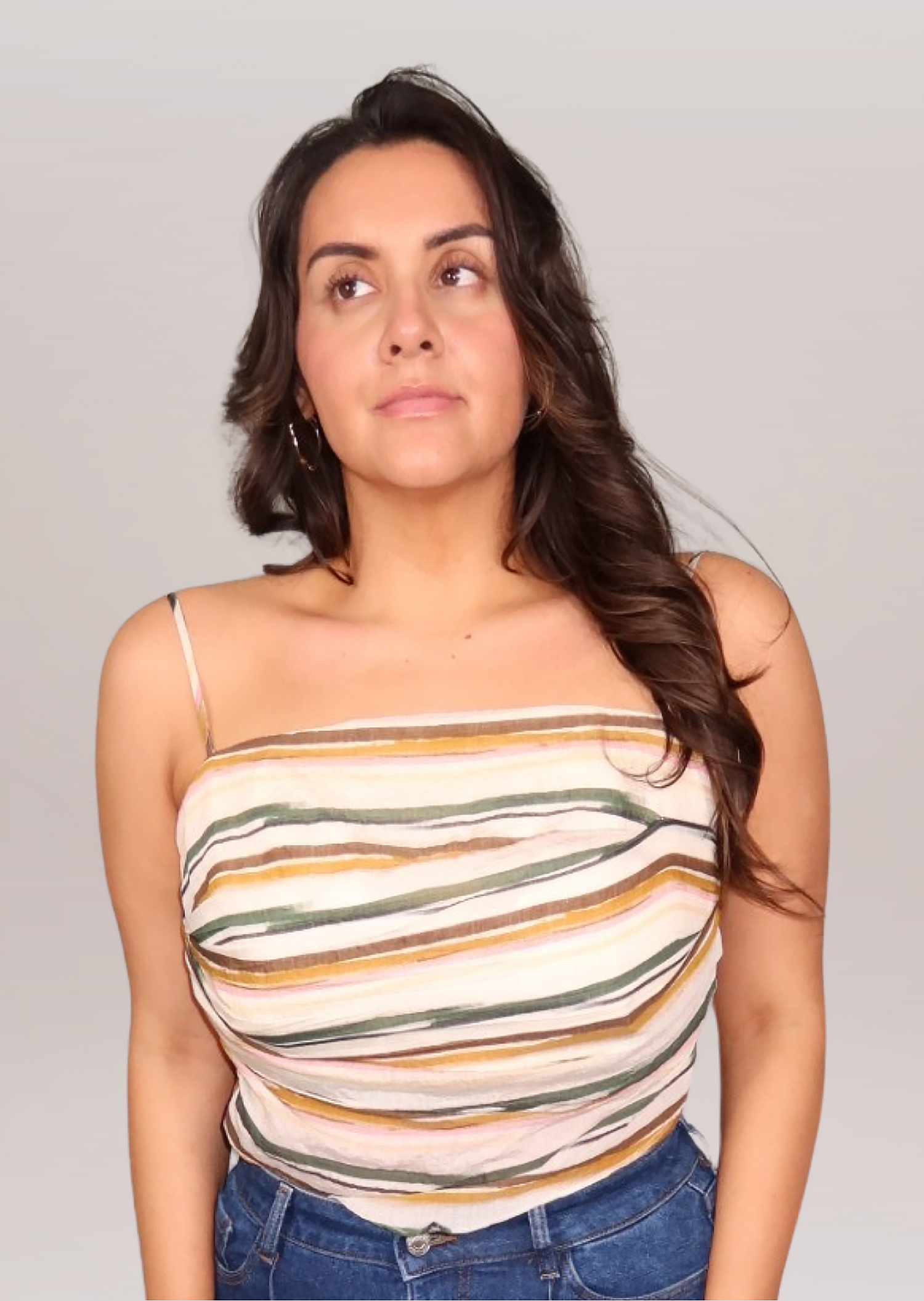 Watercolor Tieback Tank