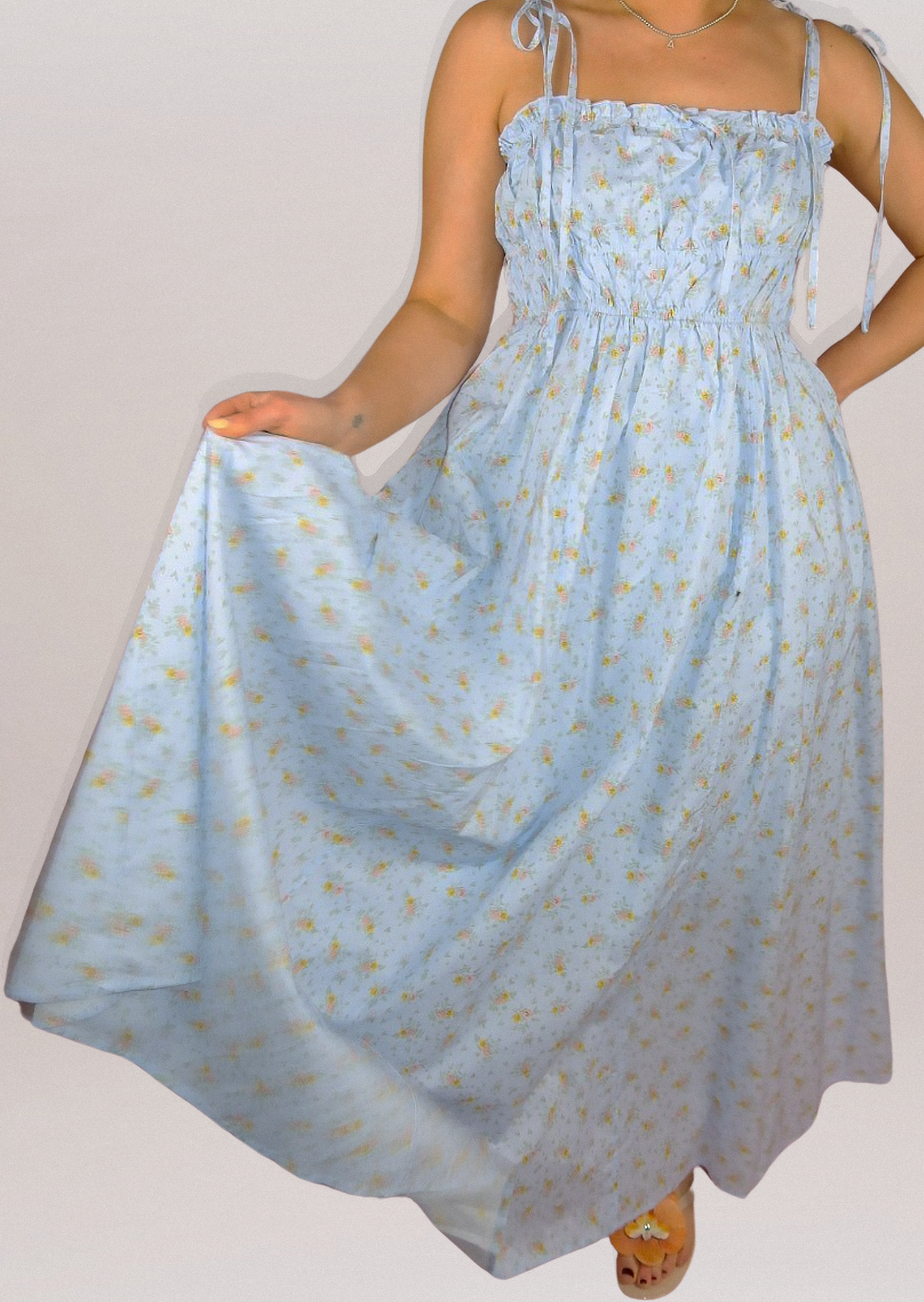 Ditsy Floral Midi Dress