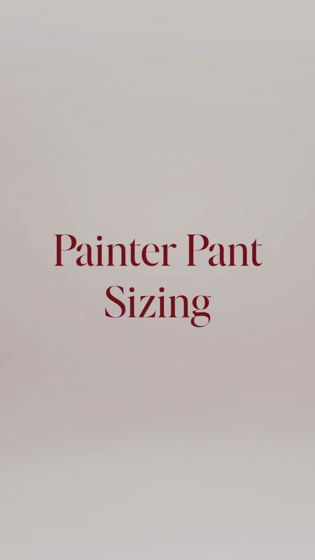 Painter Pants
