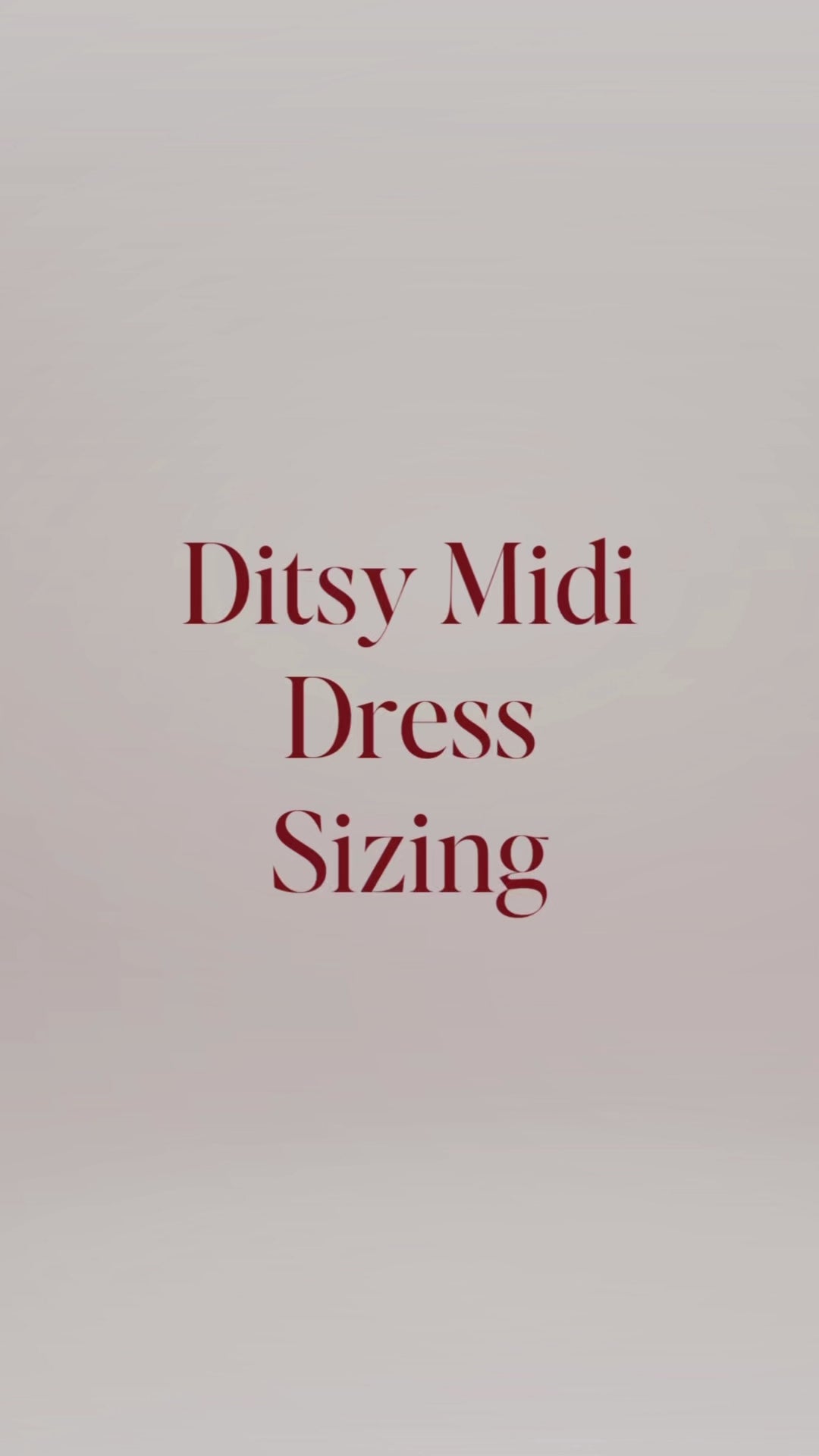 Ditsy Floral Midi Dress