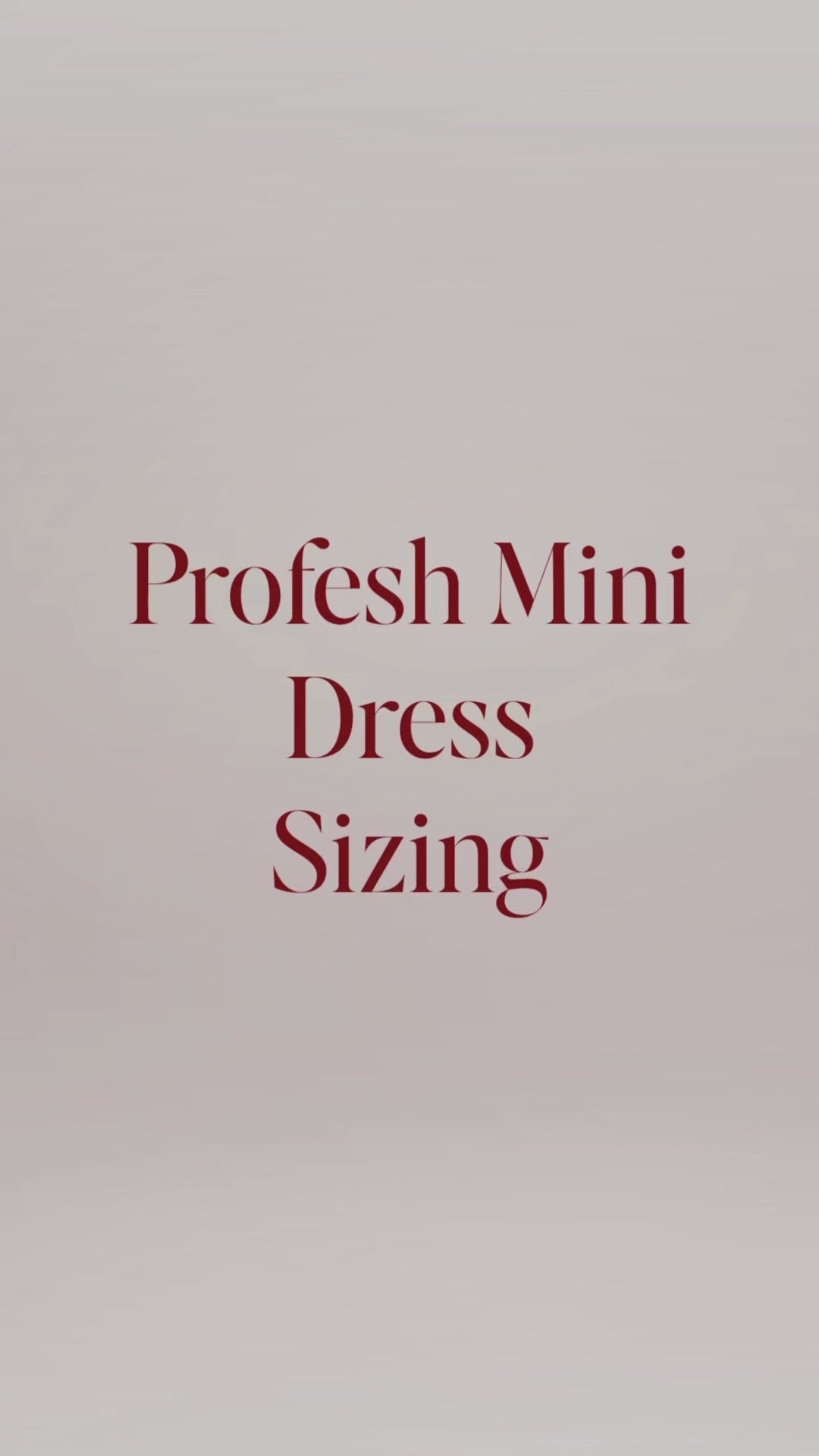 Profesh Mini Dress